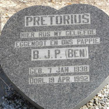 PRETORIUS B.J.P. 1938-1992