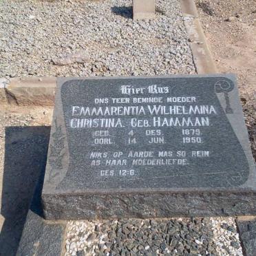 PRETORIUS Pieter Marthinus 1871-1950 &amp; Emmarentia Wilhelmina Christina HAMMAN 1879-1950