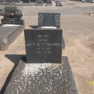 PRETORIUS Jan G. de V. 1888-1956