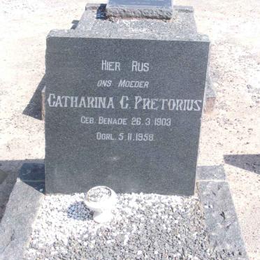 PRETORIUS Catharina C. nee BENADE 1903-1958