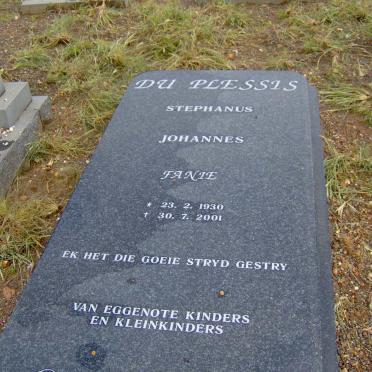 PLESSIS Stephanus Johannes, du 1930-2001