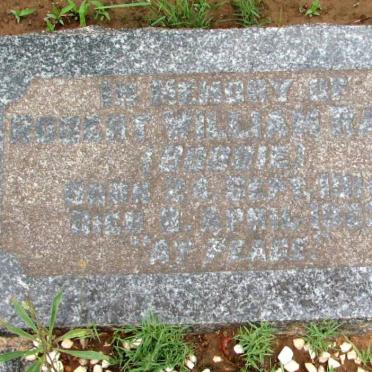 RENN Robert William 191?-1929