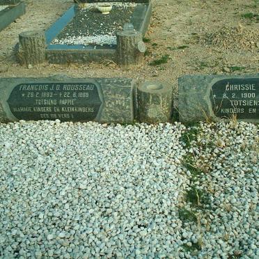 ROUSSEAU Francois J.D. 1893-1969 &amp; Chrissie 1900-1982