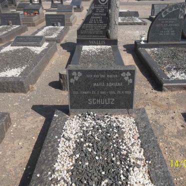 SCHULTZ Maria Adriana nee SWART 1886-1958