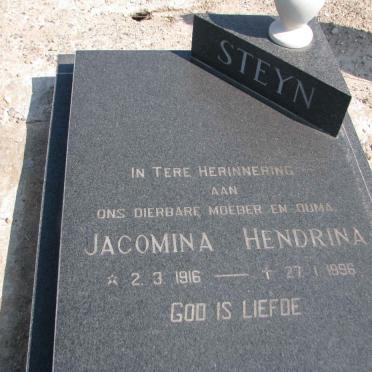 STEYN Jacomina Hendrina 1916-1996