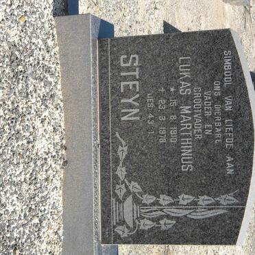 STEYN Lukas Marthinus 1910-1978