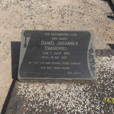 SWANEPOEL Daniël Johannes 1893-1967 &amp; Martha Jacoba Hendriena Petronella 1904-1953