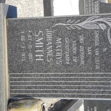 SMITH Mathys Johannes 1907-1975