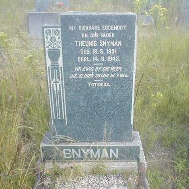 SNYMAN Theunis 1891-1943