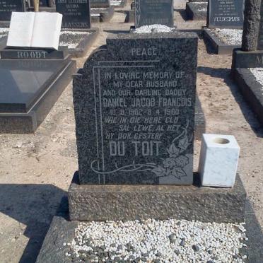TOIT Daniel Jacob Francois, du 1902-1960