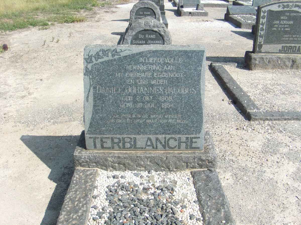 TERBLANCHE Daniel Johannes Jacobus 1905-1954