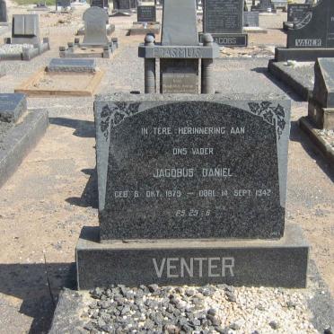 VENTER Jacobus Daniel 1879-1942