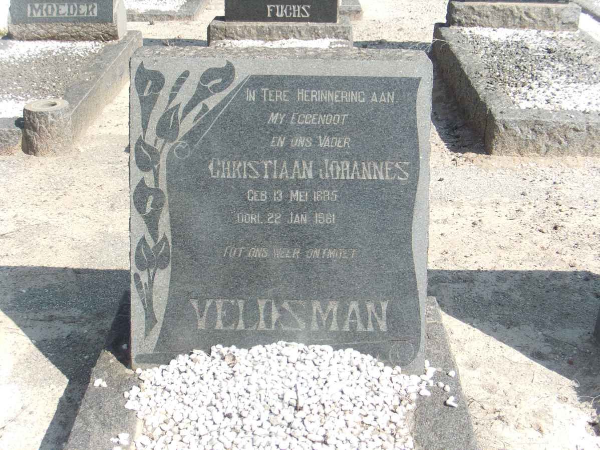VELDSMAN Christiaan Johannes 1885-19?1