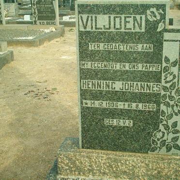 VILJOEN Henning Johannes 1906-1960