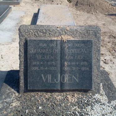 VILJOEN Johannes L.H. 1875-1933 &amp; Judith M. FICK 1876-1954