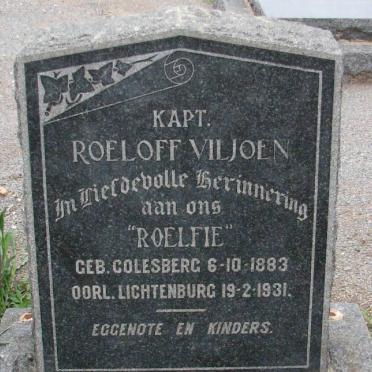 VILJOEN Roeloff 1883-1931