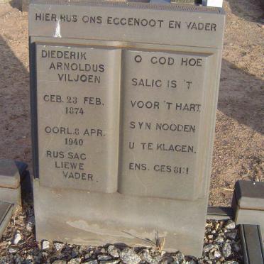 VILJOEN Diederik Arnoldus 1874-1940