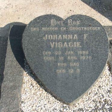 VISAGIE Johanna F. 1898-1970