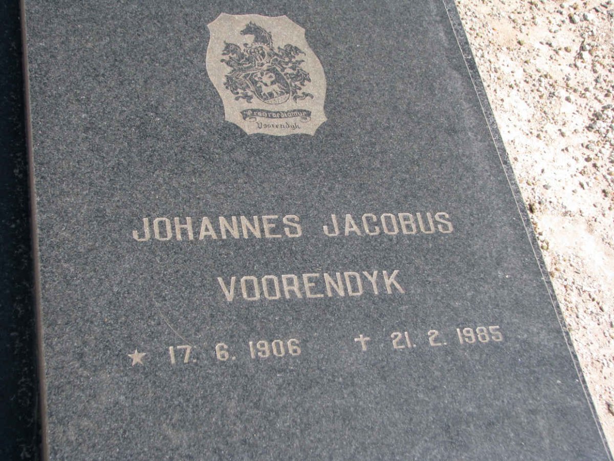 VOORENDYK Johannes Jacobus 1906-1985