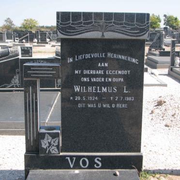 VOS Wilhelmus L. 1924-1983