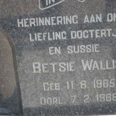 WALLIS Betsie 1965-1968