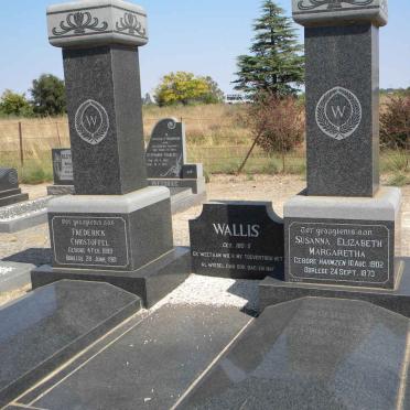 WALLIS Frederick Christoffel 1899-1981 &amp; Susanna Elizabeth Margaretha HARMZEN 1902-1973