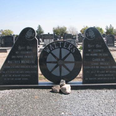 WALTERS Matthys Michielse 1907-1981 &amp; Caroline ROESCH 1911-1986