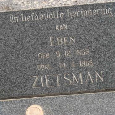 ZIETSMAN Eben 1965-1966