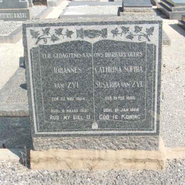 ZYL Johannes, van 1864-1951 &amp; Catharina Sophia Susarah 1868-1966