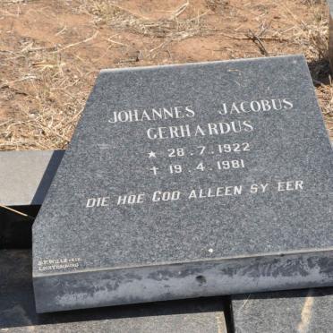STEYN Johannes Gerhardus 1922-1981
