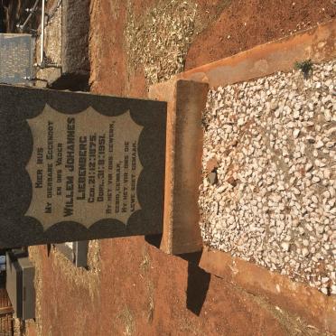 LIEBENBERG Willem Johannes 1875-1951