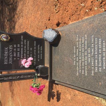 LIEBENBERG Hendrik Johannes 1957-2016