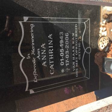 RIVERS Anna Cathrina 1943-2006