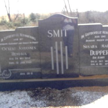 SMIT Ockert Johannes Hendrik &amp; Susara Maryna DUPPER nee OLIVIER
