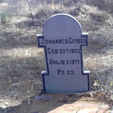 GEYZER Johanncz 1903-1971