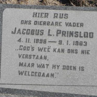 PRINSLOO Jacobus L. 1898-1963