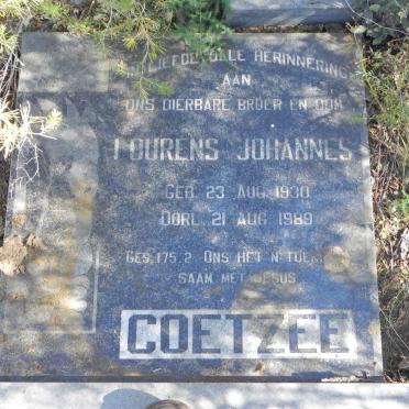 COETZEE Lourens Johannes 1930-1989