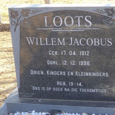 LOOTS Willem Jacobus 1912-1996