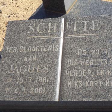SCHUTTE Jaques 1981-2001