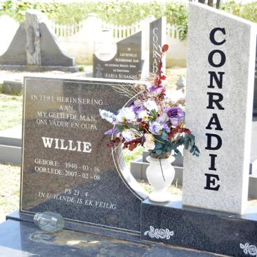 CONRADIE Willie 1940-2007