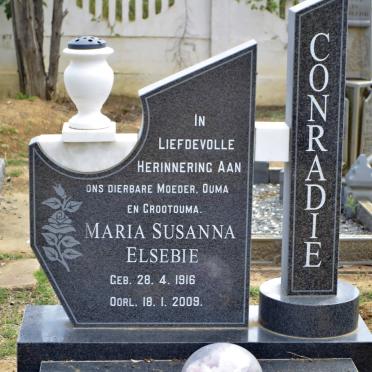 CONRADIE Maria Susanna Elsebie 1916-2009