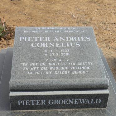 GROENEWALD Pieter Andries Cornelius 1933-2001