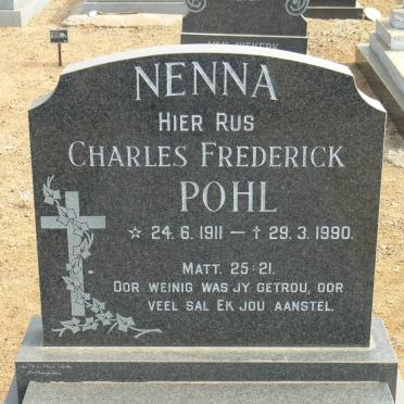 POHL Charles Frederick 1911-1990