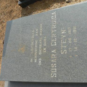 STEYN Susara Gertruida 1917-1991