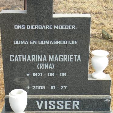 VISSER Catharina Magrieta 1921-2005
