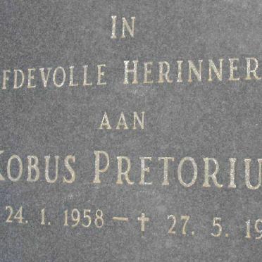 PRETORIUS Kobus 1958-1995
