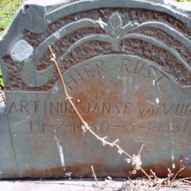 VUUREN Marthinus, Janse van 1930-1931