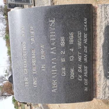 AARDE Abraham Mathyse, van 1881-1965