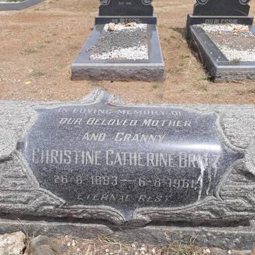 BRITZ Christine Catherine 1883-1961