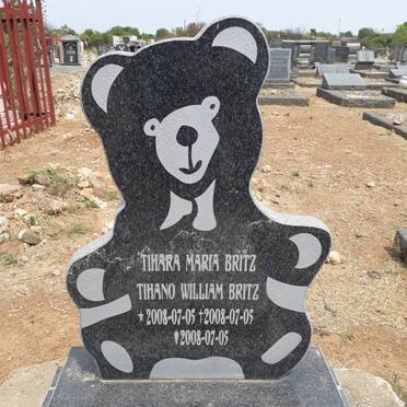 BRITZ Tihara Maria 2008-2008 :: BRITZ Tihano William 2008-2008
